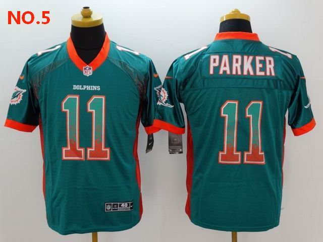 Men's Miami Dolphins 11 DeVante Parker Jersey NO.5;